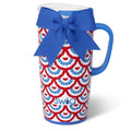 Swig Life 22oz Insulated Travel Mug with Handle & Lid, Liberty Belle | Triple Insulated Stainless Steel - Handle & Lid Included - Keeps Coffee Hot or Cold - Cup Holder Friendly - color: Liberty Belle, size: 22 Ounces