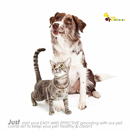 2 Pack Dog Grooming Brush, Premium Soft Silicone Pet Bath Brushes with Adjustable Handle, Shampoo Soothing Comb for Wet Dry Long Short Haired Dogs & Cats Massaging, Deshedding - color: 2 Pack