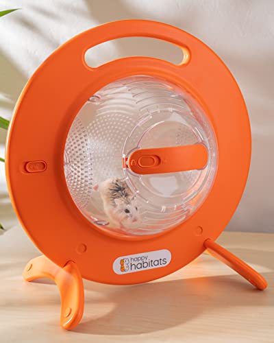 The Halo Small Pet Carrier and Hamster Exercise Ball | Safe, Portable & Breathable Design with Kick-Out Stands – Hamster Carrier & Accessories for Dwarf Hamsters, Mice & Gerbils