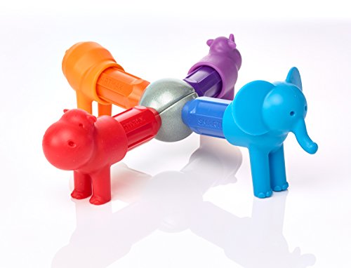 SmartMax My First Safari Animals STEM Magnetic Discovery Building Set with Soft Animals for Ages 1-5 - style: My First Safari Animals