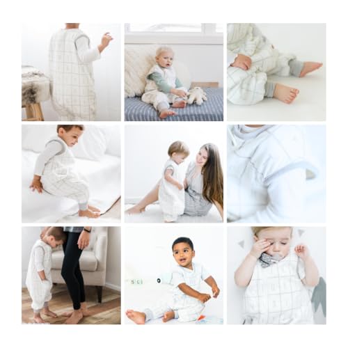 Dreamsuit Walker Toddler Sleep Sack with Feet and Legs, 3T-4T | 70% Rayon Made from Bamboo, 30% Organic Cotton, 0.8 TOG Summer, 2-Way Zipper, Buttery Soft Wearable Blanket, Cactus - color: (1.2 Tog) Alphabet, size: 3-4T