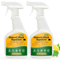2 Pack Dust Mite Spray,32 oz Mite Spray for Home Kills Dust, Spider, Carpet, Bird, Mouse,Rat Mites,Family& Pet Safe Mite Treatment for Homes, Furniture, Bedding & Farms