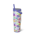 Swig Life 30oz Leakproof To-Go Tumbler with Handle, Mystique | Leakproof Lid - Triple Insulated Stainless Steel - Handle & Straw Included - Cup Holder Friendly - Dishwasher Safe - color: Mystique
