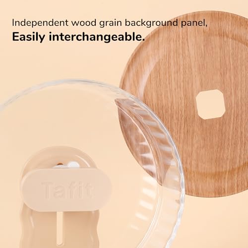 Silent Hamster Wheel 8.7 Inch Dual-Bearings Quiet Running Exercise Wheels with Wood Grain Backboard, Height Adjustable for Dwarf Hamsters, Gerbils, Mice, Hedgehog, Lemmings, Warm Brown - color: Warm Brown, size: 8.7inch