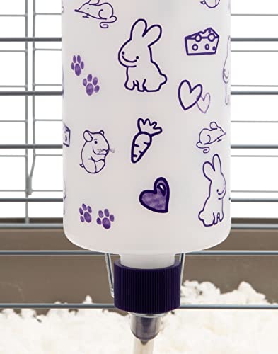 Lixit 32oz Weather Resistant Water Bottles with Heavy Duty Mount for Rabbits and Ferrets (Rabbits Pack of 2) - size: 32 ounces (Pack of 2)