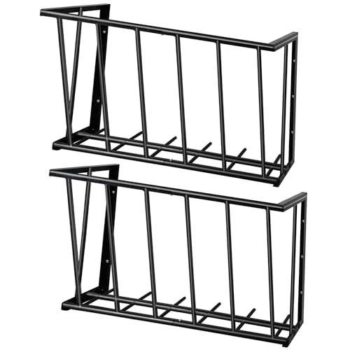 2-Pack Wall Mount Hay Feeder for Goats, 27-Inch Long Hay Rack for Horses | 27"L x 9.4"D x 15.7"H Wall hay feeder and goat hay feeder,each 16-gallon goat feeder, wall mounted hay feeder for horses - size: 2 pcs 27'' Long