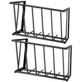 2-Pack Wall Mount Hay Feeder for Goats, 27-Inch Long Hay Rack for Horses | 27"L x 9.4"D x 15.7"H Wall hay feeder and goat hay feeder,each 16-gallon goat feeder, wall mounted hay feeder for horses - size: 2 pcs 27'' Long