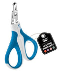 Mr. Pen- Cat Nail Clipper, Stainless Steel | Professional Sharp Cat Claw Trimmer for Small and Medium Cats, Pet Nail Clipper with Sturdy Non Slip Handle - color: Blue & White