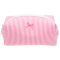 PAZIMIIK Cozy Makeup Bag for Women,Zipper Cosmetic Pouch,Stripe Candy Pink | Soft Cosmetic Organizer for Makeup,Skincare,Toiletries,Daily Beauty Essentials,Purse,On-the-Go,Bridesmaid Gifts - color: Stripe Candy Pink