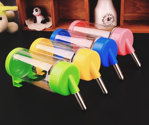 2 Pcs 16Oz Guinea Pig Water Bottle No Drip Small Animal Water Bottle, for Hamster/Small Pet/Bunny/Ferret/Hamster/Guinea Pig/Rabbit