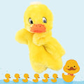 Easfan Duck Hand Puppet Interactive Storytelling Plush Toy for Kids 11" | Role play preschool teaching, cute stuffed animal, creativity imagination, Easter Christmas birthday holiday gift - style: Duck