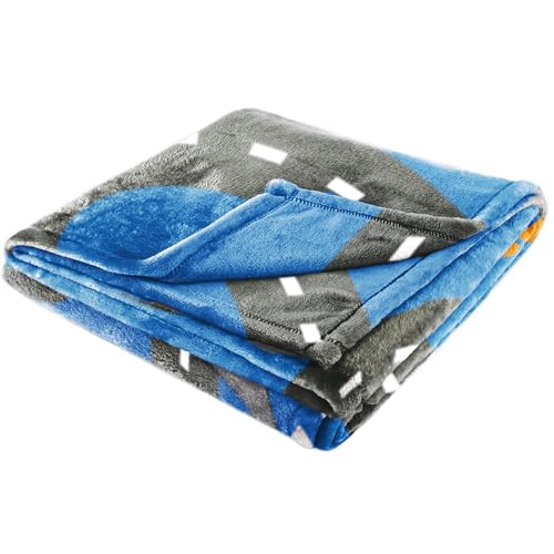 Jay Franco Kids Plush Throw Blanket – Soft & Cozy Fleece Throw for Bedroom & Couch Décor, Official Licensed Product, Blue - Blippi, 60x90 - Large Blanket - color: Blue - Blippi, size: 60x90 - Large Blanket