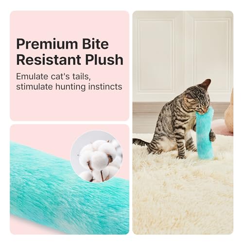 Potaroma Cat Toys Pillows, 3 Pcs, Catnip Inside, Interactive Indoor Fun | Crinkle Sound, Soft and Durable, Kitten Kicker, Promotes Kitty Exercise - color: Pastel Colors