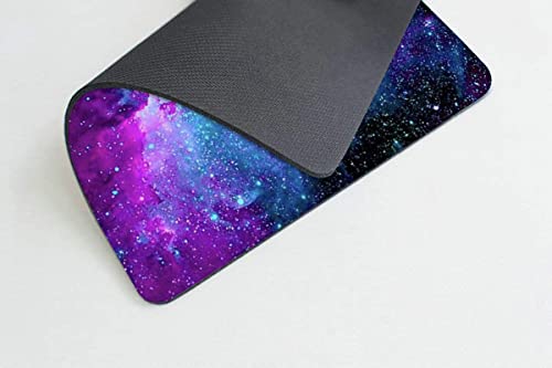 Galaxy Nebula Universe Space Mouse pad Customized Mousepad Non-Slip Rubber Base Mouse Pads for Computers Laptop Office Desk Accessories Mouse pad - color: Galaxy Nebula Universe Space