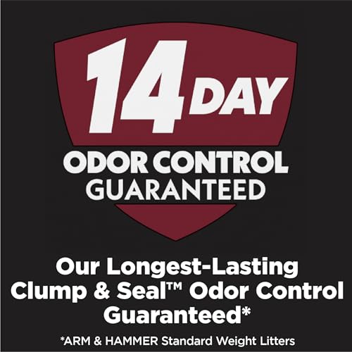 ARM & HAMMER Clump & Seal Platinum Clumping Cat Litter, Online Only, 37 Lbs | Clumping Litter, Rock-Hard Clumps, Baking Soda Odor Eliminators, 14-Day Odor Control - style: Clump & Seal Platinum Clumping Cat Litter