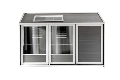 New Age Pet ECOFLEX Cozy Critter Chateau, Small Animal Hutch, 7.6 Sq Ft Living Space