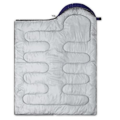 QOOMO Camping Sleeping Bags,3 Season Warm & Cool Weather,Lightweight,Waterproof Sleeping Bags for Adults & Kids,Traveling,and Outdoors,Camping Gear Equipment - color: Galaxy 15