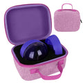 YouKnow Travel Case for Bitzee Hamster Ball Interactive Toy - Shockproof Storage Box with Custom Foam Insert & Carry Handle, Fits Electronic Pet Toy + Dock (Only Case) (Purple) - color: Purple