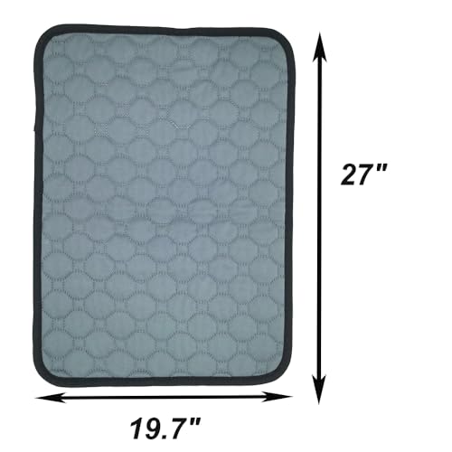 Shelltech 2 Pack Guinea Pig Cage Liners, Washable Guinea Pig Pee Pads Reusable Absorbent Bedding Non Slip Pads for Small Animals Hamsters Chinchillas Rats (19.7 " × 27") - size: 19.7 " × 27"
