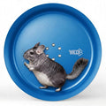 15" Aluminum Alloy Silent Chinchilla Exercise Wheel | Noiseless Running Wheel for Chinchilla, Rat, Hedgehogs, Squirrels and Small Pets (Blue) - color: Blue