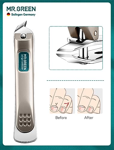 4Pcs Set, Stainless Steel Manicure Pedicure Set, Medical Grade Grooming Kit with Travel Case Gift Box for Man & Woman - color: Mr-6103