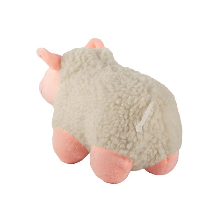 Jeffers Pet Plush Dog Toy with Squeaker, Lamb 9" - Soft Plush Fleece Stuffed Lamb with Built-in Squeaker Interactive Cuddle Plush Pet Toy for Dogs Small Medium Breeds, Lightweight, Machine Washable - color: Cream Lamb