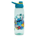 Silver Buffalo Disney Lilo and Stitch Tropical Hydration Tracker Schedule Water Bottle with Screw-On Lid, 28 Ounces - color: Lilo and Stitch Tropical Hydration Tracker, size: 28 Ounces