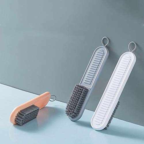Cleaning Brush Soft Bristle Brush Laundry Scrub Brush Clothes & Shoes Brush | 2 Pack Scrubbing Brush Easy to Grip Household Cleaning Brushes Tool for Countertops Bathtubs - color: Blue