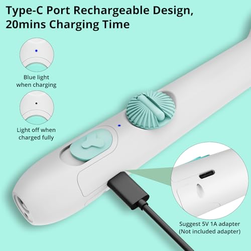 TBTeek Cat Toys Retractable Pole Wand Toy with Feather for Indoor Cats | with Light and 22" Retractable Pole with Feather,Rechargeable,5 Modes, 2in1 Interactive Wand Toy 3 Refills - size: 1pc red light with fish pole