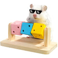 Hamster Enrichment Toys, Hamster Chew Toys, Wooden Small Animal Cage Accessories, for Syrian & Dwarf Hamsters, Gerbils, Rats