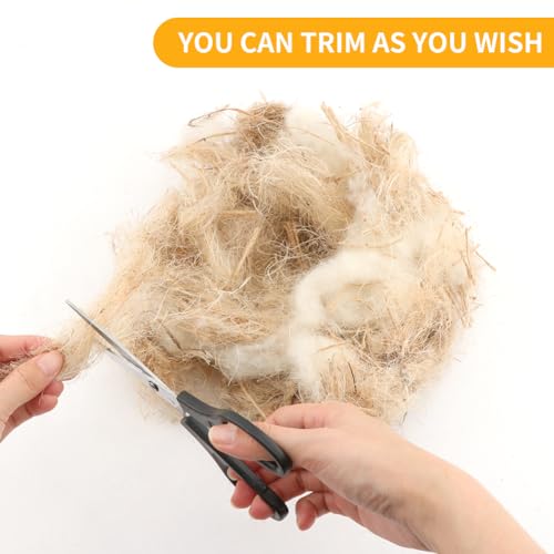 Balana 40g Building Mat Pigeon Natural Mixing Bird Nesting Material Cushion Cage Liner, Bird Nest Nesting Liners Great for Nest Building and Hideouts