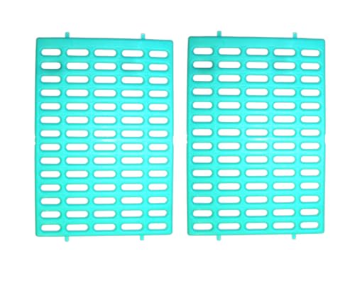 Saguaro Acres Rabbit and Small Animal Cage Resting Mat for Wire Floored Cages 2 Pack (Teal) - color: Teal