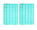 Saguaro Acres Rabbit and Small Animal Cage Resting Mat for Wire Floored Cages 2 Pack (Teal) - color: Teal