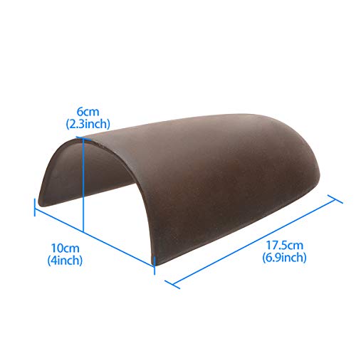 Saim Ceramic Shrimp Shelter Fish Tank Ornament Spawning Fish Hideaway Breeding Cones Cave Aquarium Decorations for Pleco Crab Cave Betta Hideaway