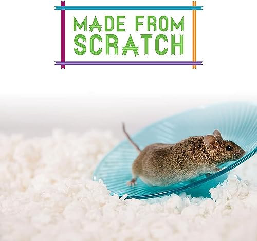 Carefresh White Natural Paper Small Pet Bedding, Odor Control 50L | 2X more absorbent, 99% dust free, odor control, Biodegradable and compostable, For hamsters, rabbits and guinea pigs - color: white, size: 50 L