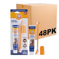 Arm & Hammer Tartar Control Dog Dental Kit, Beef Flavor, 3-Piece, 48-Pack | Enzymatic toothpaste with toothbrush and fingerbrush, baking soda formula safe for puppies - size: 2.5 Ounce (Pack of 48)