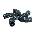 Cat Tunnels, Pet Ferret Rabbit Bunny Tunnels Tubes Subway Habitats, S-Style, DIY Cat Peekaboo Maze House Tent Bed, Kitten Interactive Toy (S Type: 5 Way Tubes) - size: S Type: 5 Way Tubes