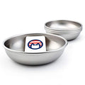 Stainless Steel Cat Bowls for Food & Water by Americat – Made in USA – Dishwasher Safe, Human Grade, Whisker Friendly Dishes (4 Bowls) - size: 4 Bowls