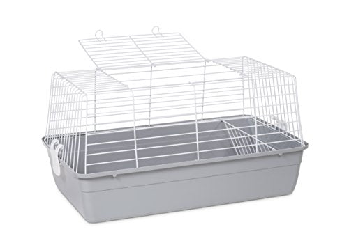 Prevue Pet Products Carina Animal Tubby - Small Animal Cage for Guinea Pigs, Dwarf Rabbits, Indoor and Outdoor Use, Lightweight, Travel Friendly Enclosure - Small, Gray - color: Gray