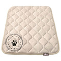 Paw Inspired Washable Padded Crate Mats for Dogs, Beige, 35x22 Inch | Fits 36-inch Kennels, Leakproof, Waterproof Bottom, Plush Dog Pad, Pet Bed - color: Tan, size: 36 Inch
