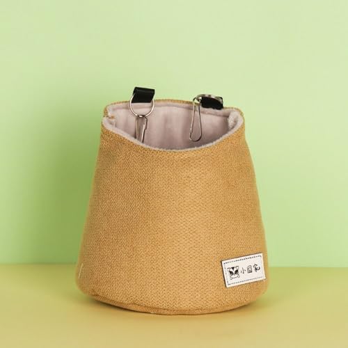 Hamster Hanging Bed Warm Hamster Nest Mat Soft Squirrel Bed Cage Pet Hammock Hanging Winter Sugar Glider Pouch(Blue) - color: blue