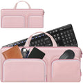 Keyboard Carrying Case for Logitech MK270 MK345 MK335 MK955 | For Office Users, Commuters, and Travelers; Organizer with Mouse and USB Receiver Pocket, Case Only - Pink - color: pink