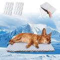 2-in-1 Cooling Mat for Cats Small Dogs, 12"x20", S | 2 SAP Gel Inserts + Q-Max>0.4 Ice-Silk, Waterproof, Machine Washable, Crate Indoor Outdoor - size: Small 12"x20"