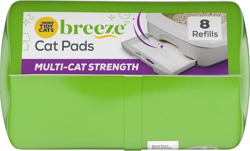 Purina Tidy Cats Cat Litter Breeze Pads Refill Pack Multi Cat Litter Pads - 8 ct. Bag - size: 8 Count (Pack of 1)