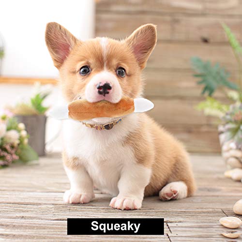Nocciola Dog Squeaky Toys, Plush Small Dog Toys for Dogs, Stuffed with Squeakers,12 pcs Puppy Toys with a Carrying Bag for Small Medium Size - style: 12 PCS