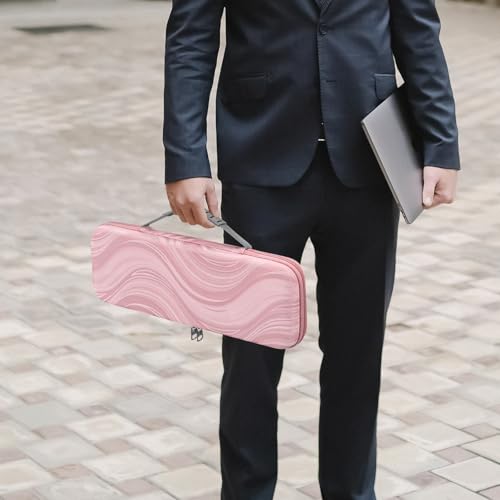 Keyboard Hard Travel Case, Compatible with Logitech K380, Pebble Keys 2 K380s, M350, M350s & More, Pink