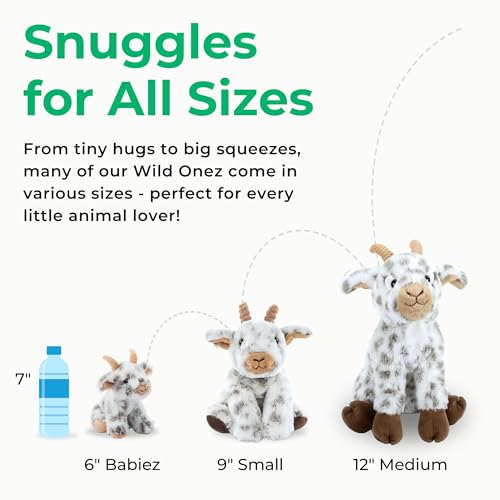 The Petting Zoo Bat Stuffed Animal Plushie, Gifts for Kids, Wild Onez Babiez Wildlife Animals, Bat Plush Toy 6 Inches - color: Bat