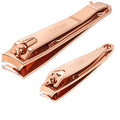 firiKer Nail Clippers with Nail File,Fingernail Clipper,Toe Nail Clippers | Nail Clipper Set ( Rose Gold), Large for Toenails,Small for Fingernails, Used Separately, Ideal Gift for Men and Women - color: Rose Gold