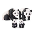Terra by Battat Giant Panda Family Animal Figures, 4-Piece Set, Animals | 4 realistic plastic zoo animal toys with 2 adult pandas and 2 cubs for storytelling play, collecting, and learning, 3+ Years - style: Panda Family