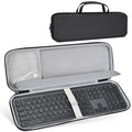 Hard Keyboard Carrying Case for Logitech MX Keys S/MX Keys Advanced Wireless Keyboard Case Cover Protector, Logitech Keyboards Shockproof Protective Travel Bag, Black - size: Logitech MX Keys S/MX Keys